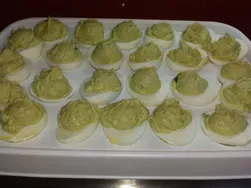 No Mayo Deviled Eggs