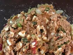 Spicy Tuna and Hummus Salad