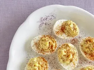 Cream Cheese Deviled Eggs
