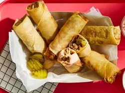 Cheeseburger Egg Rolls