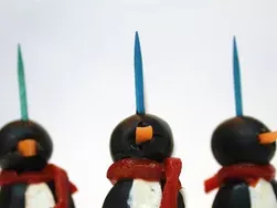 Cream Cheese Penguins