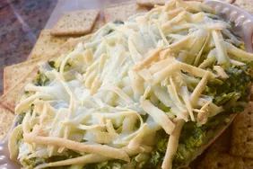 Vegan Spinach Dip with Artichokes