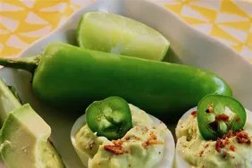 Avocado Deviled Eggs