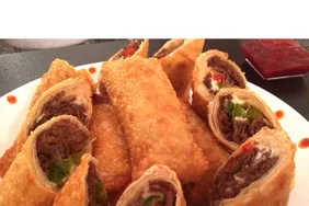 Cheesesteak Egg Rolls