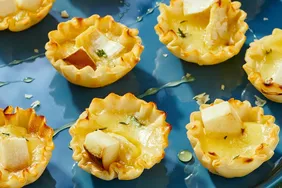Warm Brie and Pear Tartlets