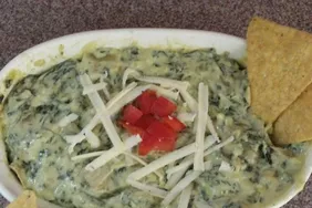 4-Cheese Spinach-Artichoke Dip
