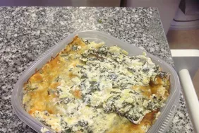 Healthier Hot Artichoke and Spinach Dip II